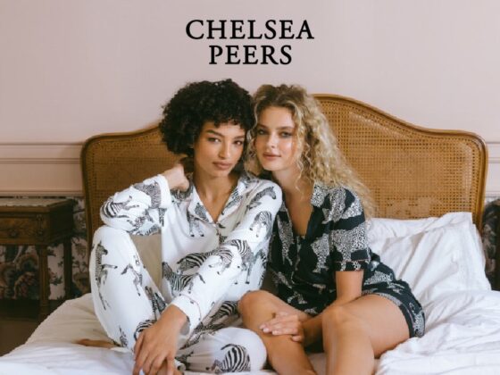 Chelsea Peers’ Candy Cane Heart Pyjama Set Brings Christmas Cheer to Bedtime