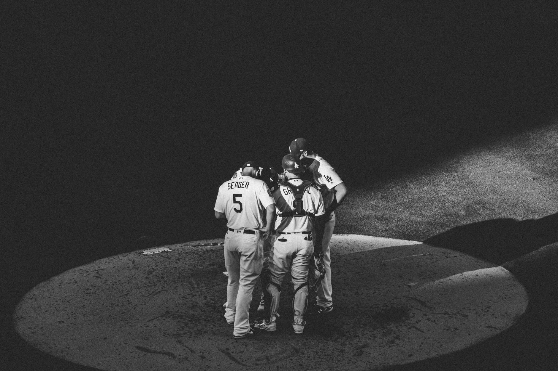 Baseball team celebration